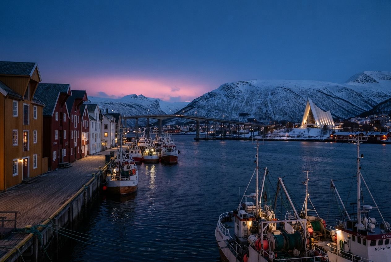 Tromsø by day (illustration)
